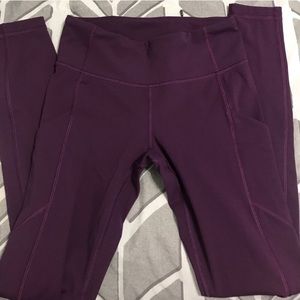 Lululemon purple yoga pants Nulux